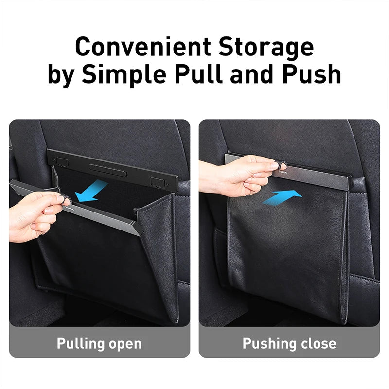 USER-X Baseus Auto Organizer Rücksitz Lagerung Tasche Magnetische Auto Tasche Halter Auto Zubehör Auto Papierkorb Mülleimer Mülleimer