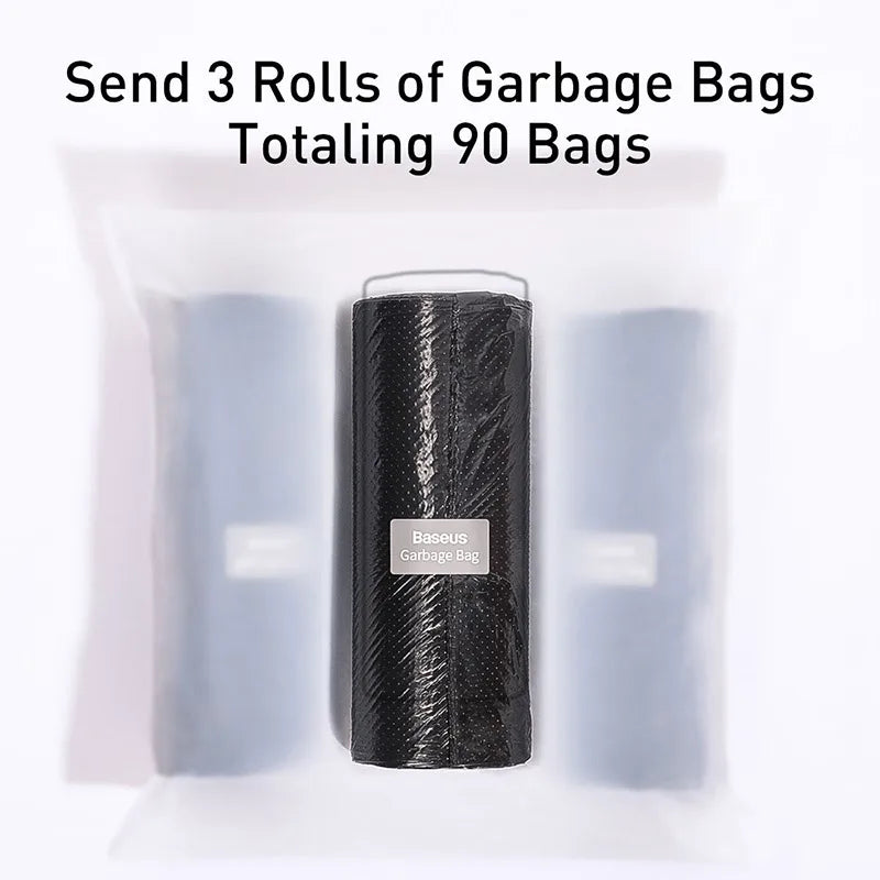 USER-X Baseus Auto Organizer Rücksitz Lagerung Tasche Magnetische Auto Tasche Halter Auto Zubehör Auto Papierkorb Mülleimer Mülleimer