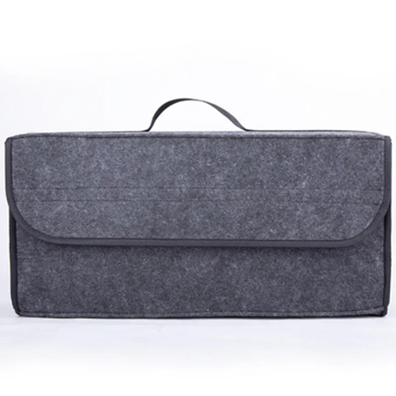 Auto Lagerung Reisetasche Weichen Woll Filz Auto Trunk Organizer Auto Lagerung Box Tasche Feuerfeste Verstauen Aufräumen Paket Decke Werkzeug