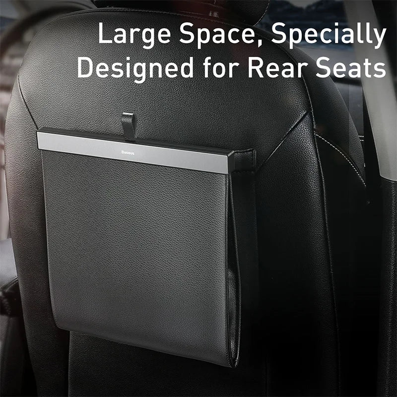 USER-X Baseus Auto Organizer Rücksitz Lagerung Tasche Magnetische Auto Tasche Halter Auto Zubehör Auto Papierkorb Mülleimer Mülleimer