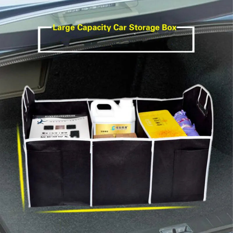 Auto Multi-Tasche Trunk Organizer Große Kapazität Falten Lagerung Tasche Stamm Verstauen und Aufräumen Stamm Veranstalter Auto Zeug