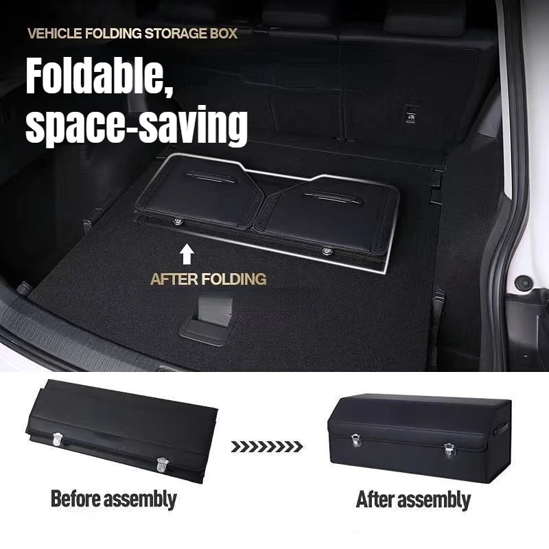 Atsafepro 65l Organizer für die Aufbewahrung von Kofferraum kästen und die Reinigung von Autozubehör Innen fahrzeug liefert Zubehör für das Auto