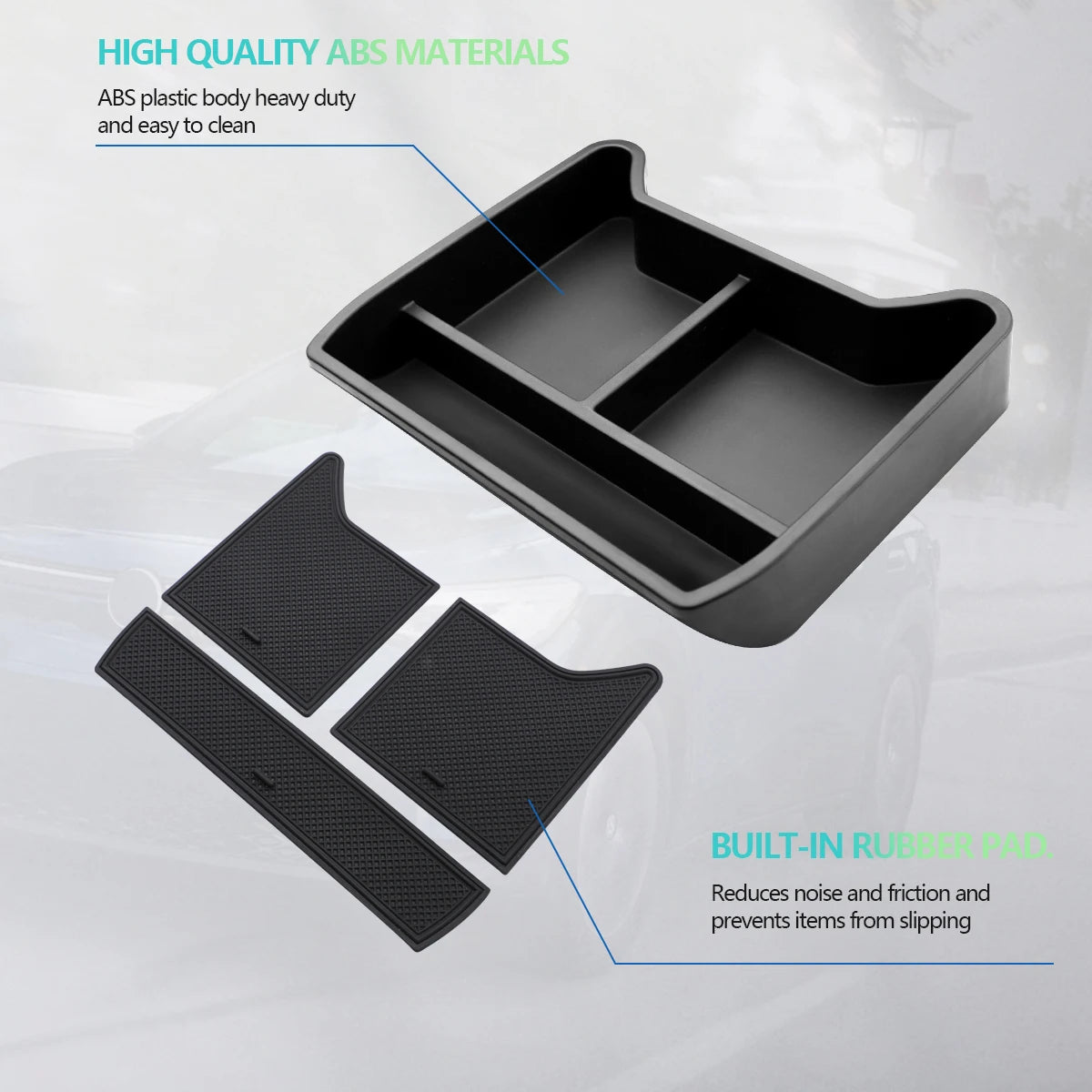 Auto Mittel konsole Armlehne Aufbewahrung sbox Verkleidungen Tablett für Volkswagen vw id.4 id4 id 4 Crozz Interieur Organizer