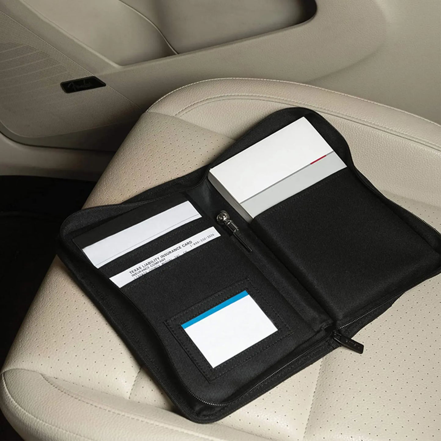 Auto Handschuh fach Fach Veranstalter Handbuch Brieftasche Mittel konsole Aufbewahrung koffer Beutel halter für Karte, Lizenzen, Registrierung