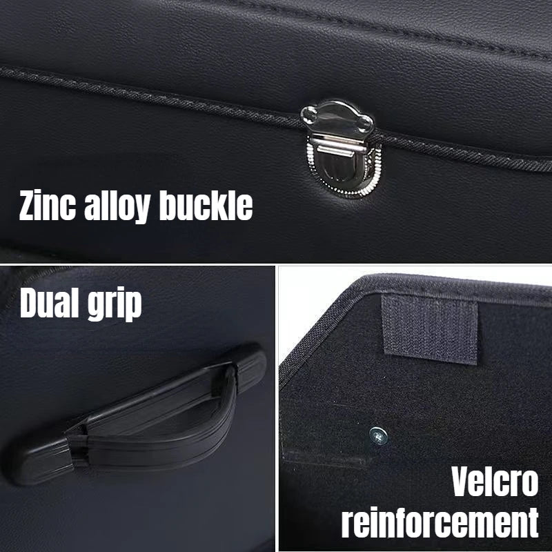 Atsafepro 65l Organizer für die Aufbewahrung von Kofferraum kästen und die Reinigung von Autozubehör Innen fahrzeug liefert Zubehör für das Auto