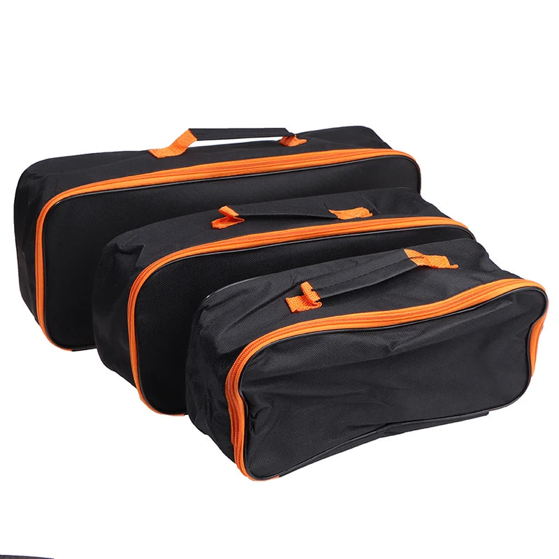 Schwarz Auto Tragen Beständig Reißverschluss Praktische Lagerung Fall Mit Griff Durable Tragbare Beutel Staubsauger Werkzeug Tasche