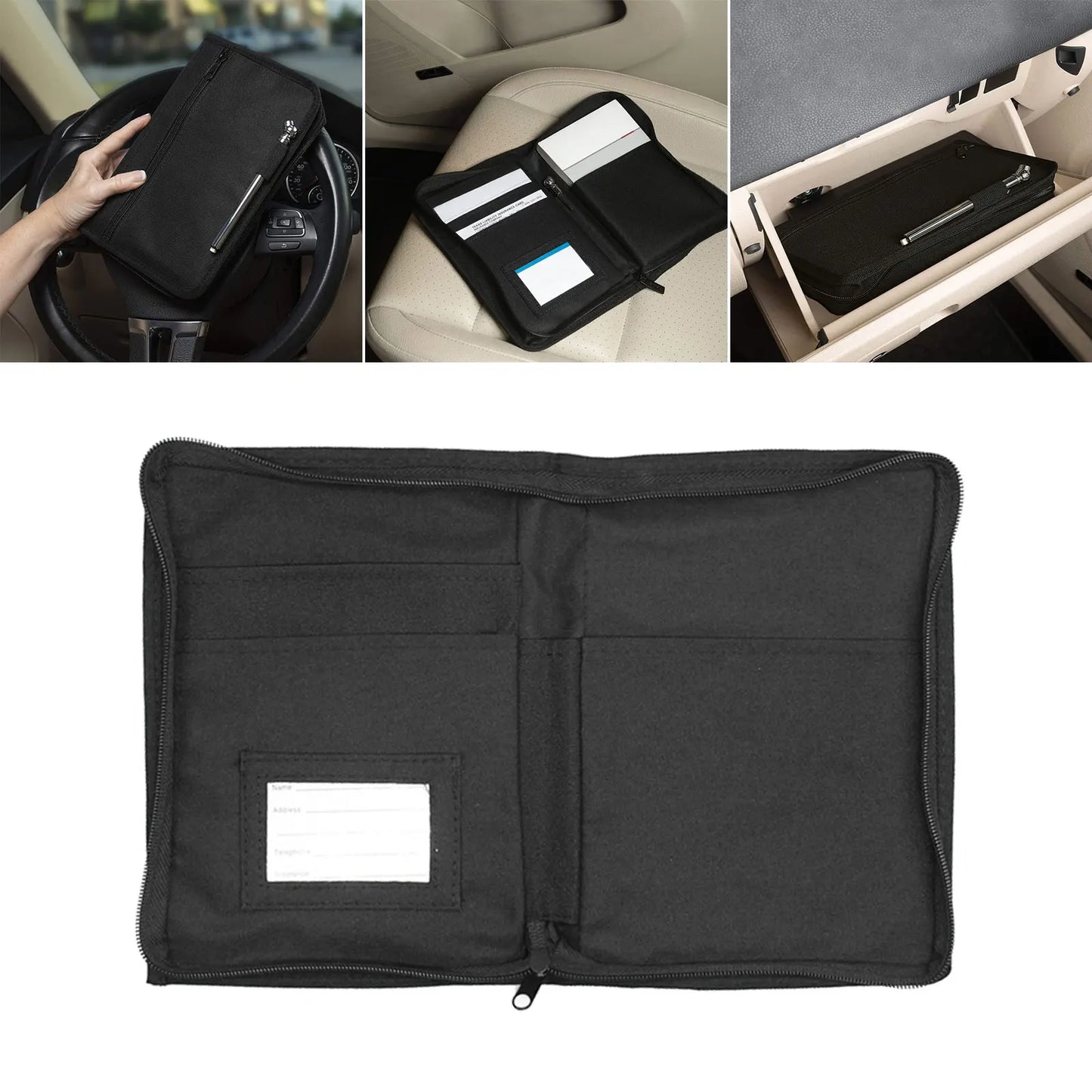 Auto Handschuh fach Fach Veranstalter Handbuch Brieftasche Mittel konsole Aufbewahrung koffer Beutel halter für Karte, Lizenzen, Registrierung