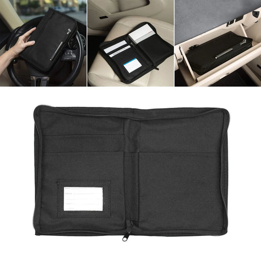 Auto Handschuh fach Fach Veranstalter Handbuch Brieftasche Mittel konsole Aufbewahrung koffer Beutel halter für Karte, Lizenzen, Registrierung