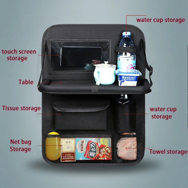 Auto Rücksitz Organizer mit Tablet Halter Auto Storage Organizer mit klappbaren Tisch ablage Autos itz Rücken Protektoren