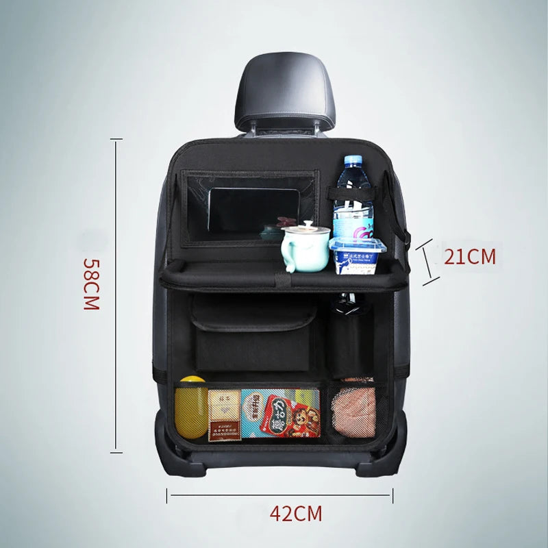 Auto Rücksitz Organizer mit Tablet Halter Auto Storage Organizer mit klappbaren Tisch ablage Autos itz Rücken Protektoren