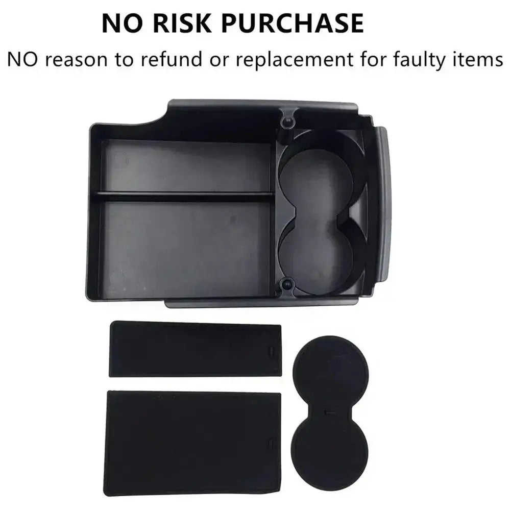 Auto Mittel konsole Armlehne Aufbewahrung sbox Tablett Organizer Anti-Rutsch-Matten Lagerung Aufräumen für Tesla Modell x Auto Organisation